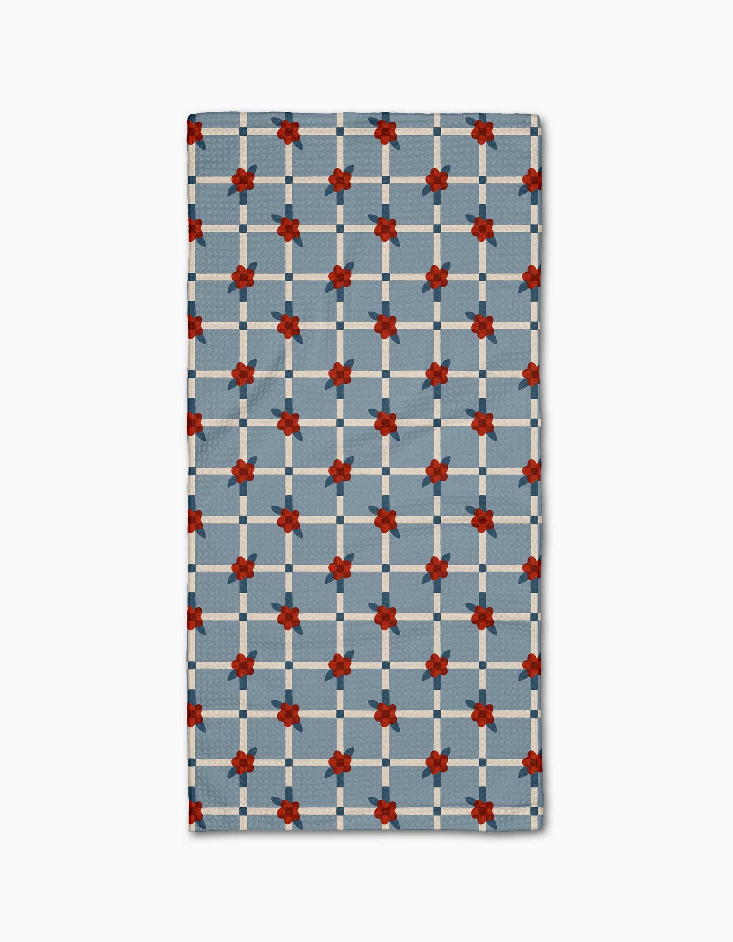 Floral Parade Grid Bar Towel