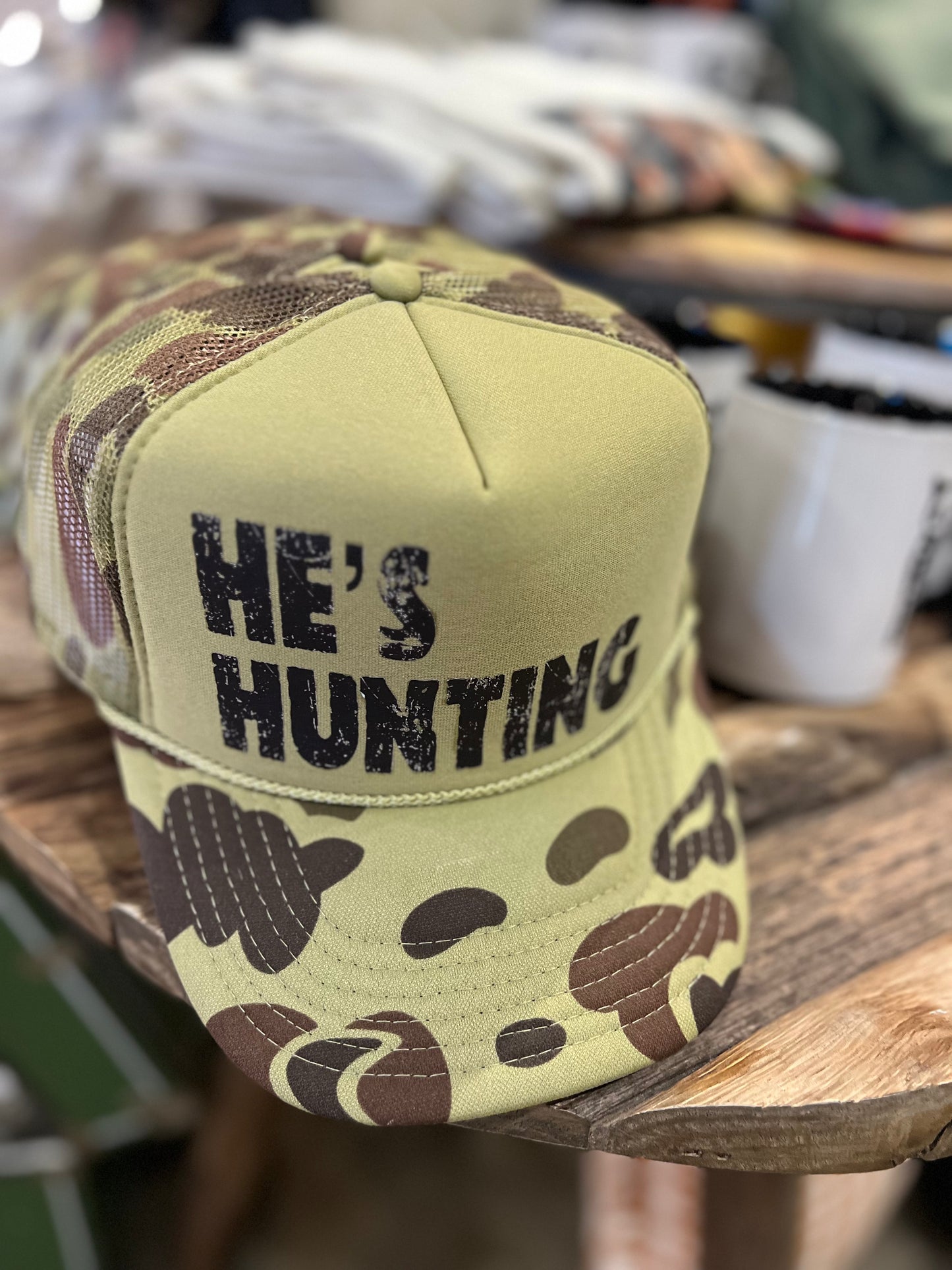 He’s Hunting Trucker Hat