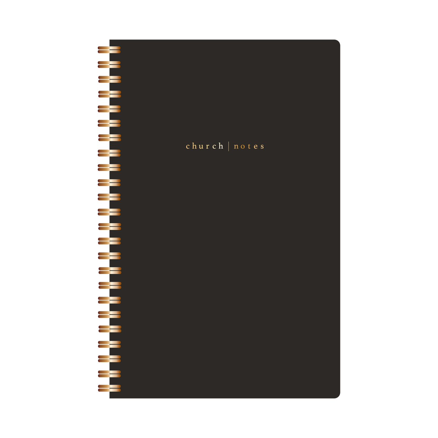 Church Notes Notebook - Black