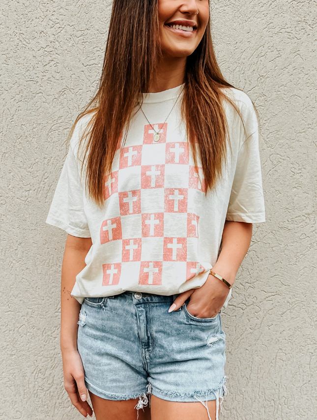 Bold Crosses - Ivory