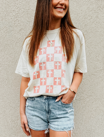 Bold Crosses - Ivory