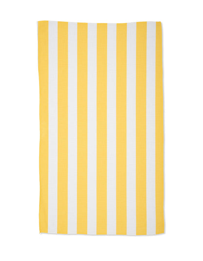 Summer Bold Yellow Tea Towel