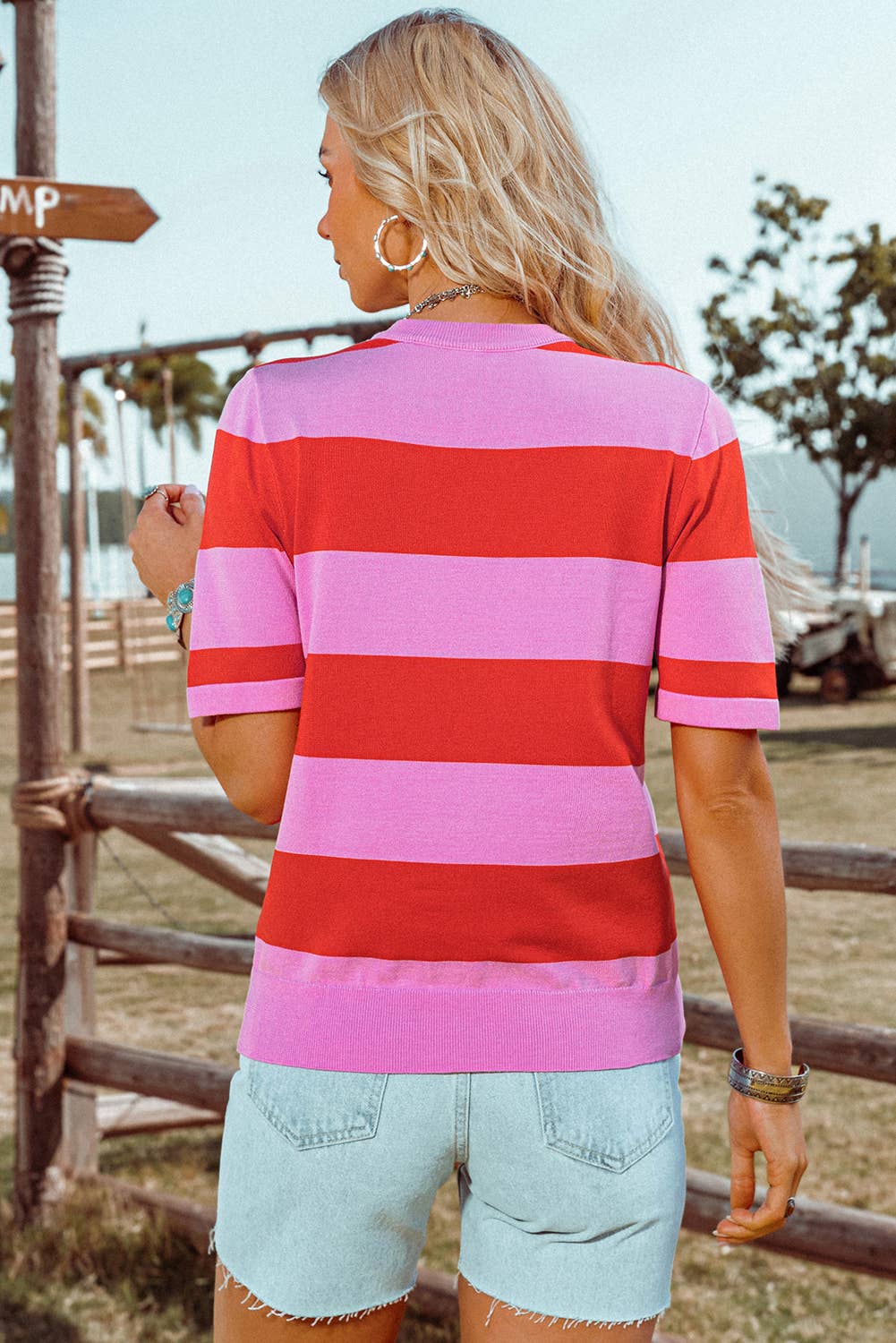 Colorblock Knitted Sweater