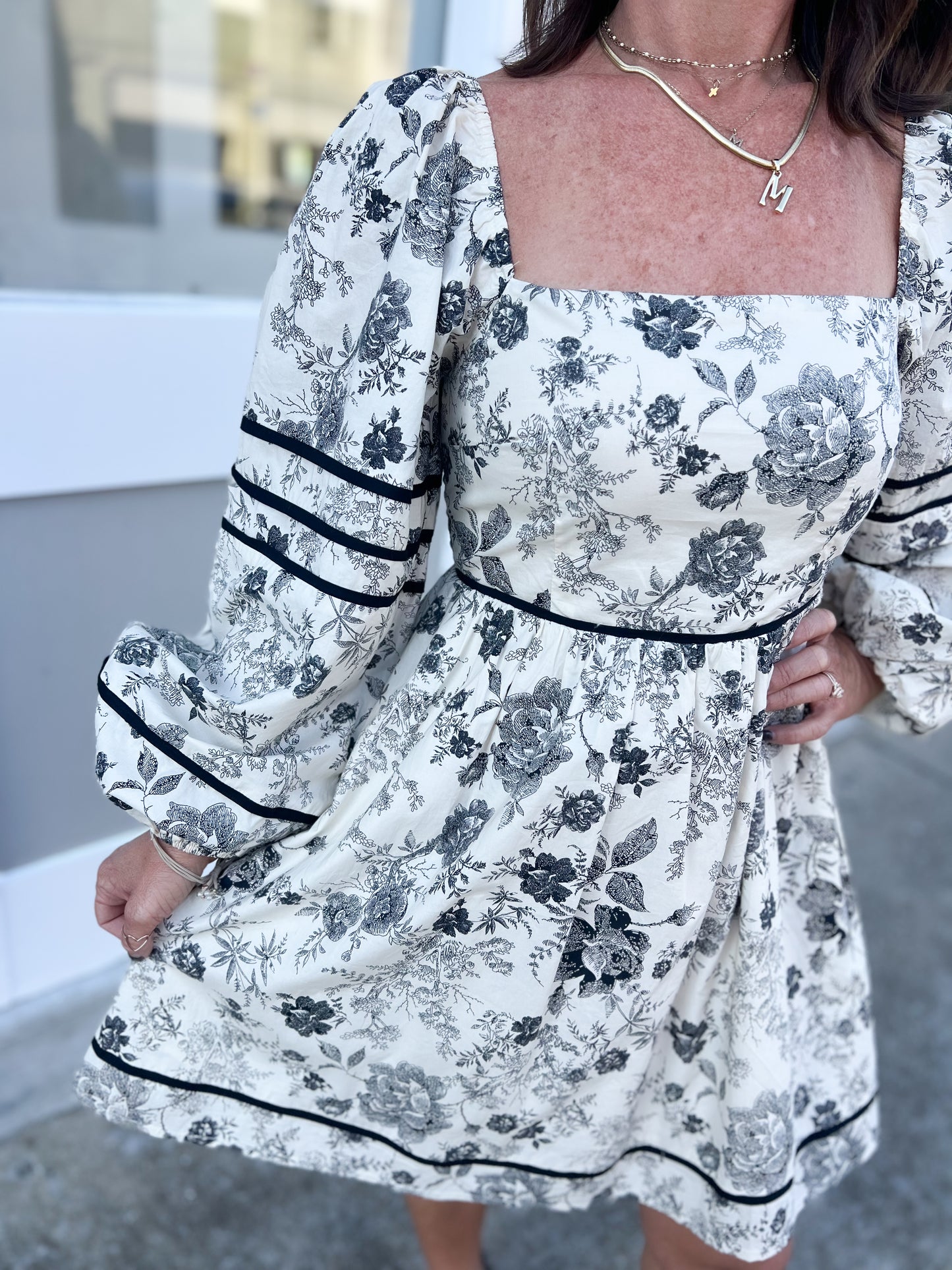 Vintage Black Babydoll Dress