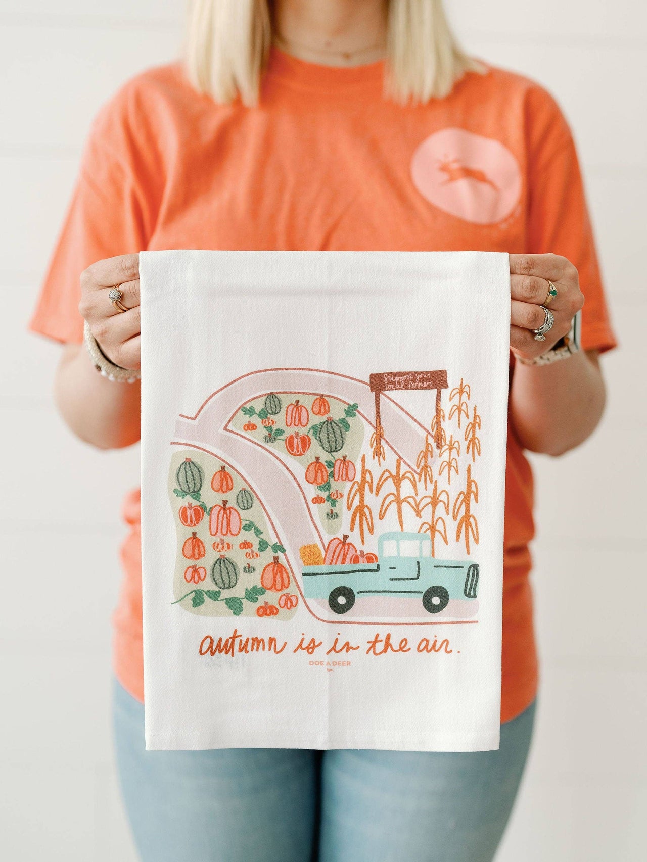 Autumn is in the Air Flour Sack Towel