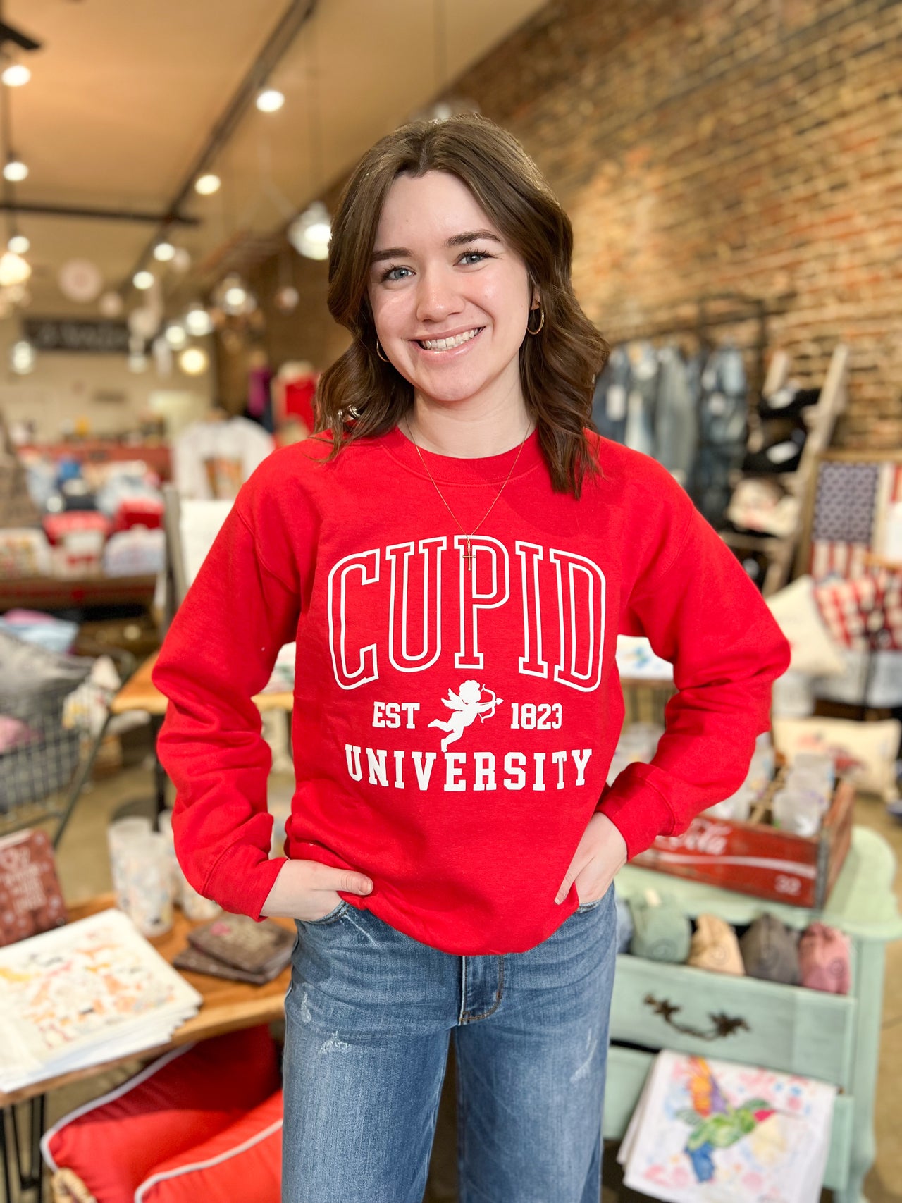 Cupid University Crewneck