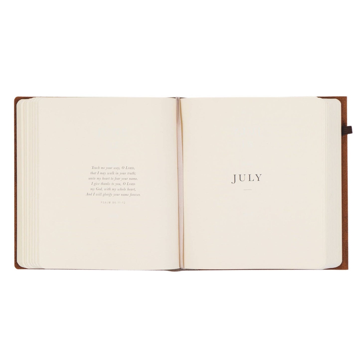 Genuine Leather One Thing I Ask 5-Year Prayer Journal: Luxembourg Theme