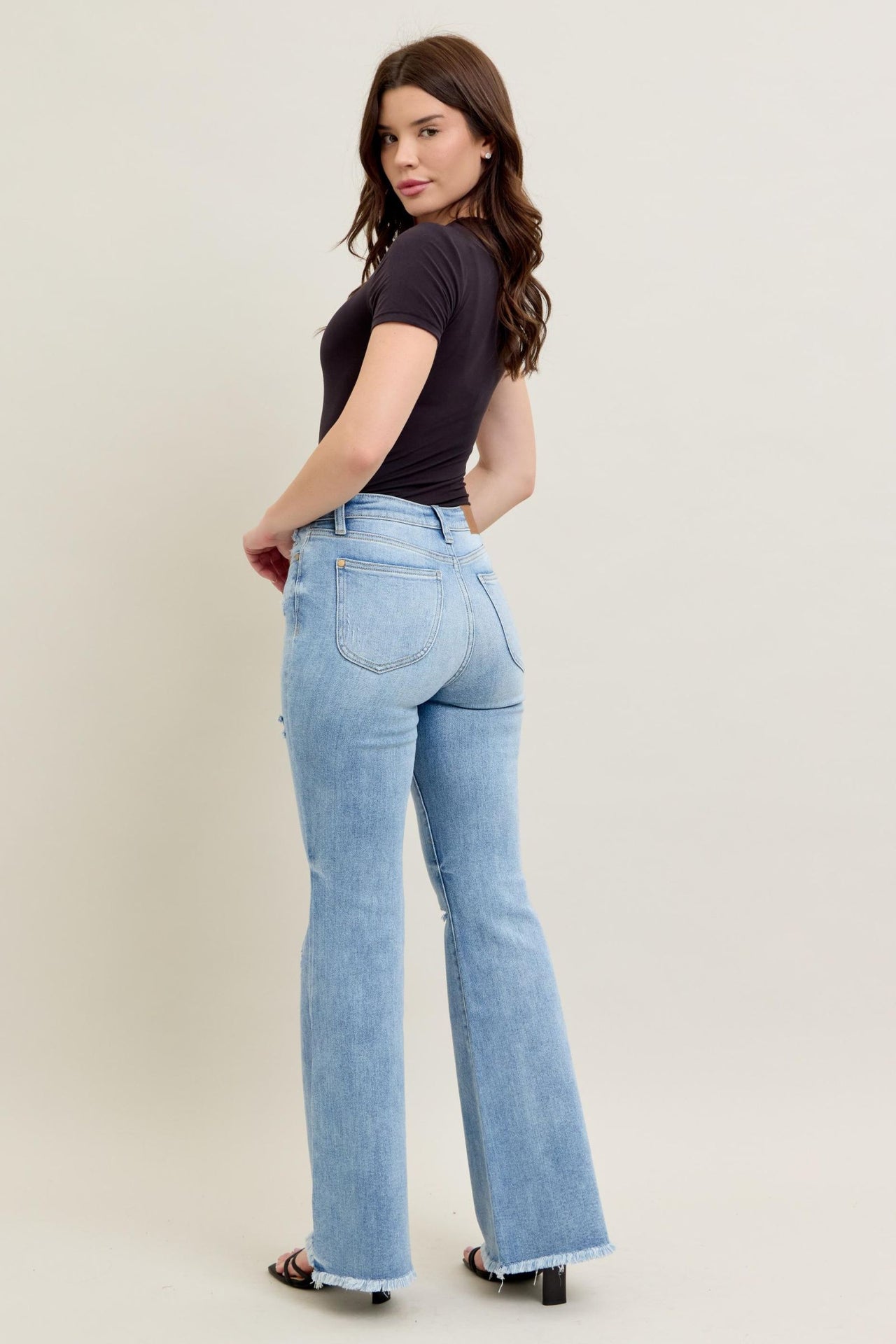 HW Flaire Distressed Hem