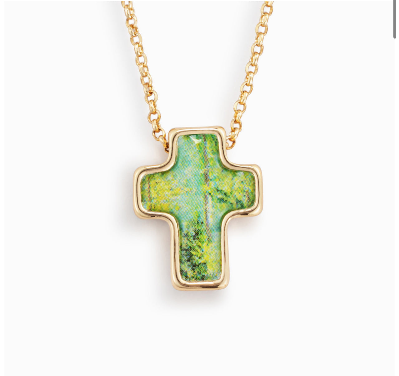 Artful Cross Necklace