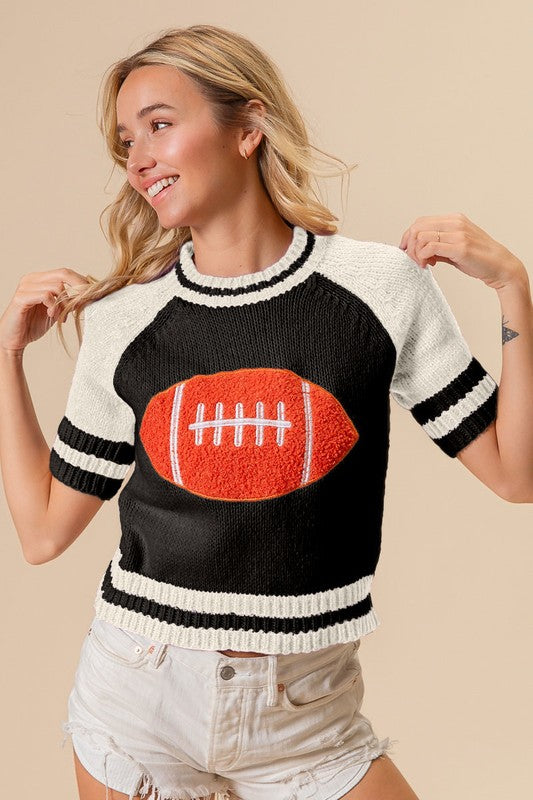 Football Short Sleeve Raglan