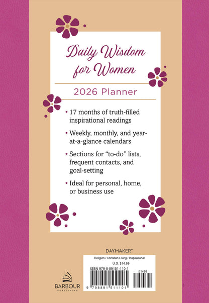 2026 Planner Daily Wisdom for Women