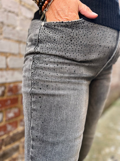 HW Rhinestone Straight