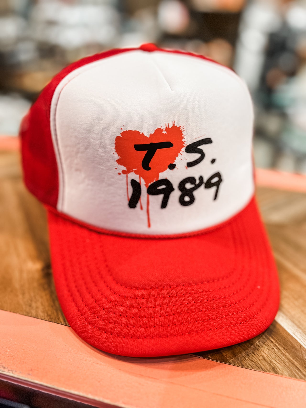 1989 Taylor Foam Mesh Trucker Hat Cap