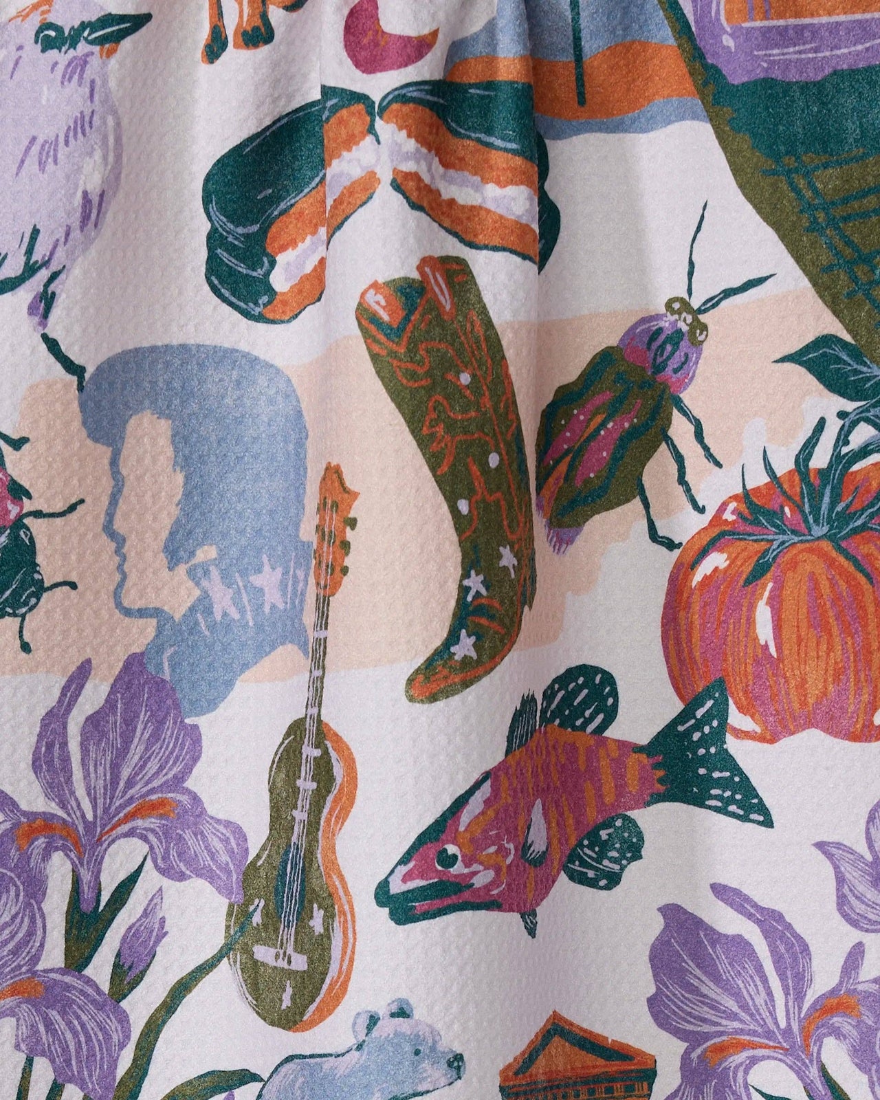 Greetings From Tennessee Tea Towel