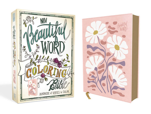 NIV Beautiful Word Coloring Bible, Leathersoft, Pink