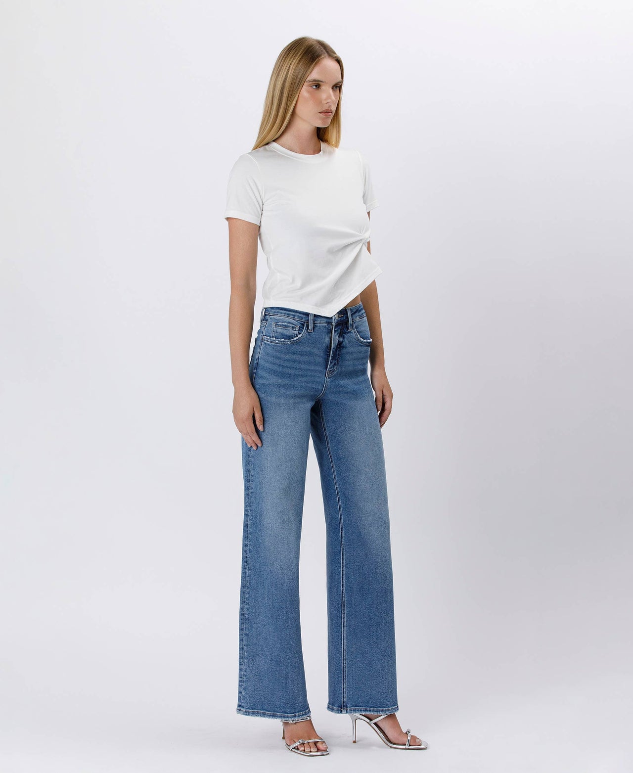 Tummy Control Super HR Baggy Wide Leg