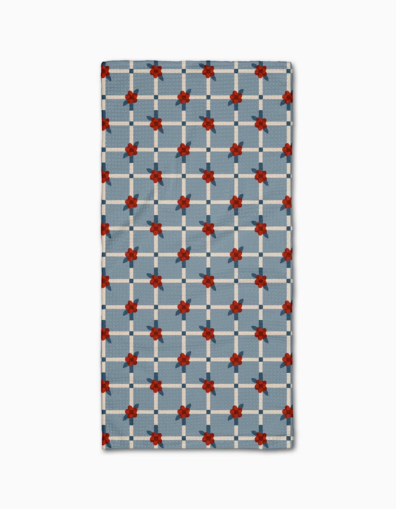 Floral Parade Grid Bar Towel