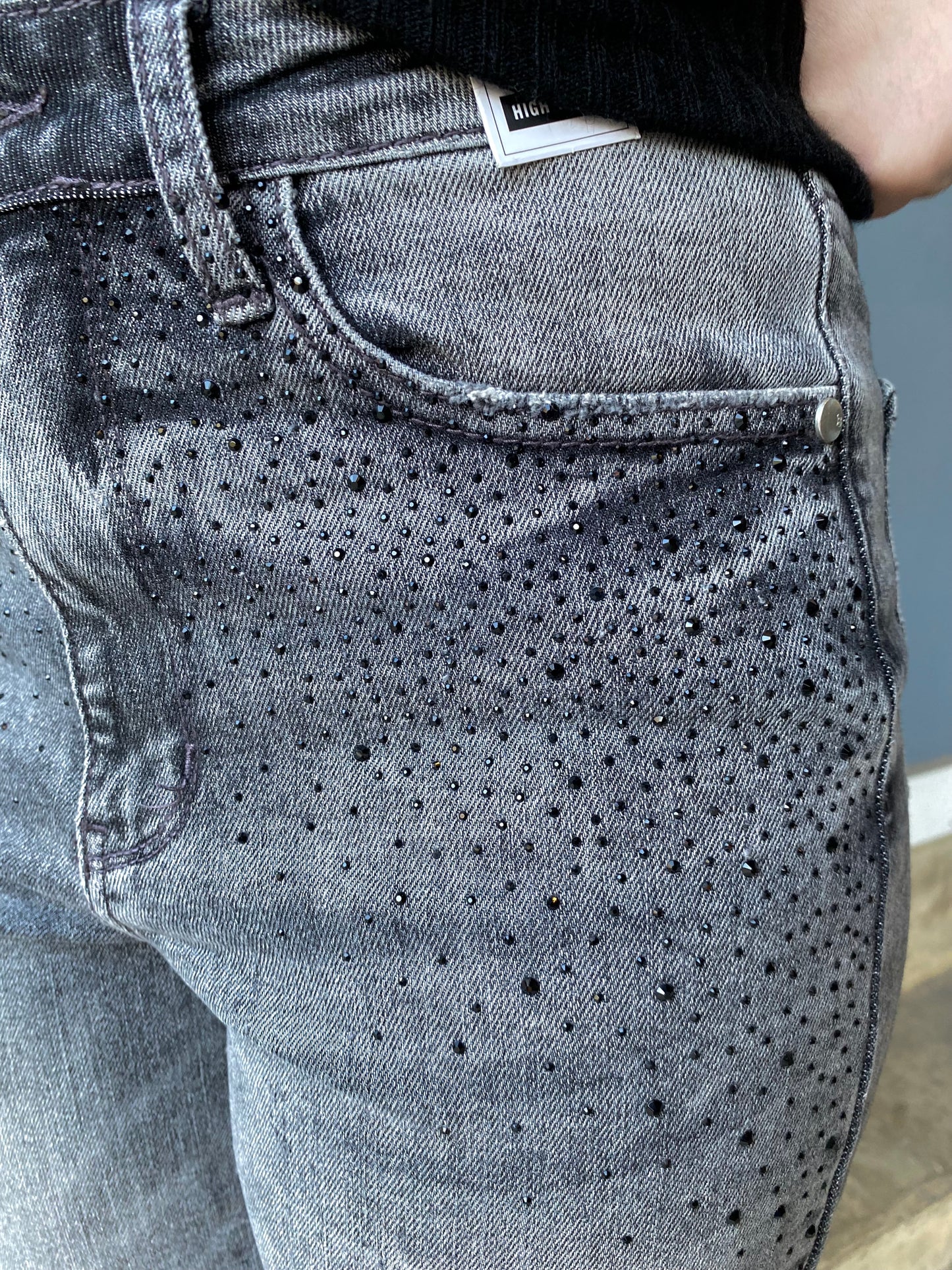 HW Rhinestone Straight