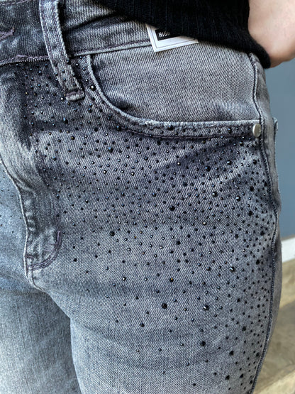 HW Rhinestone Straight