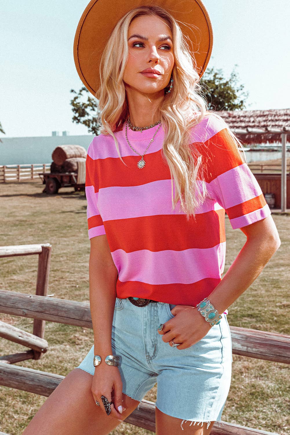 Colorblock Knitted Sweater