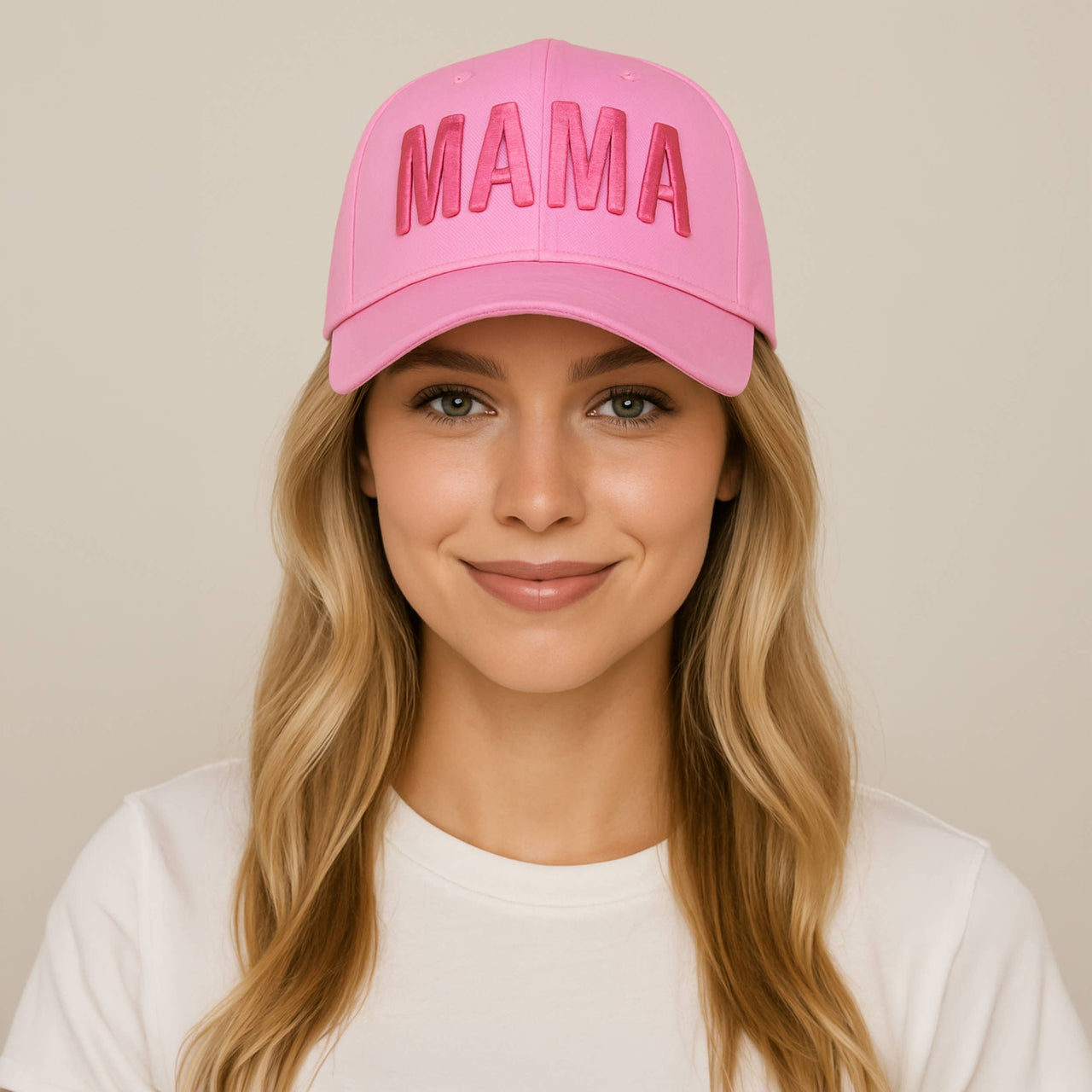 MAMA Embroidered Letter Baseball Cap