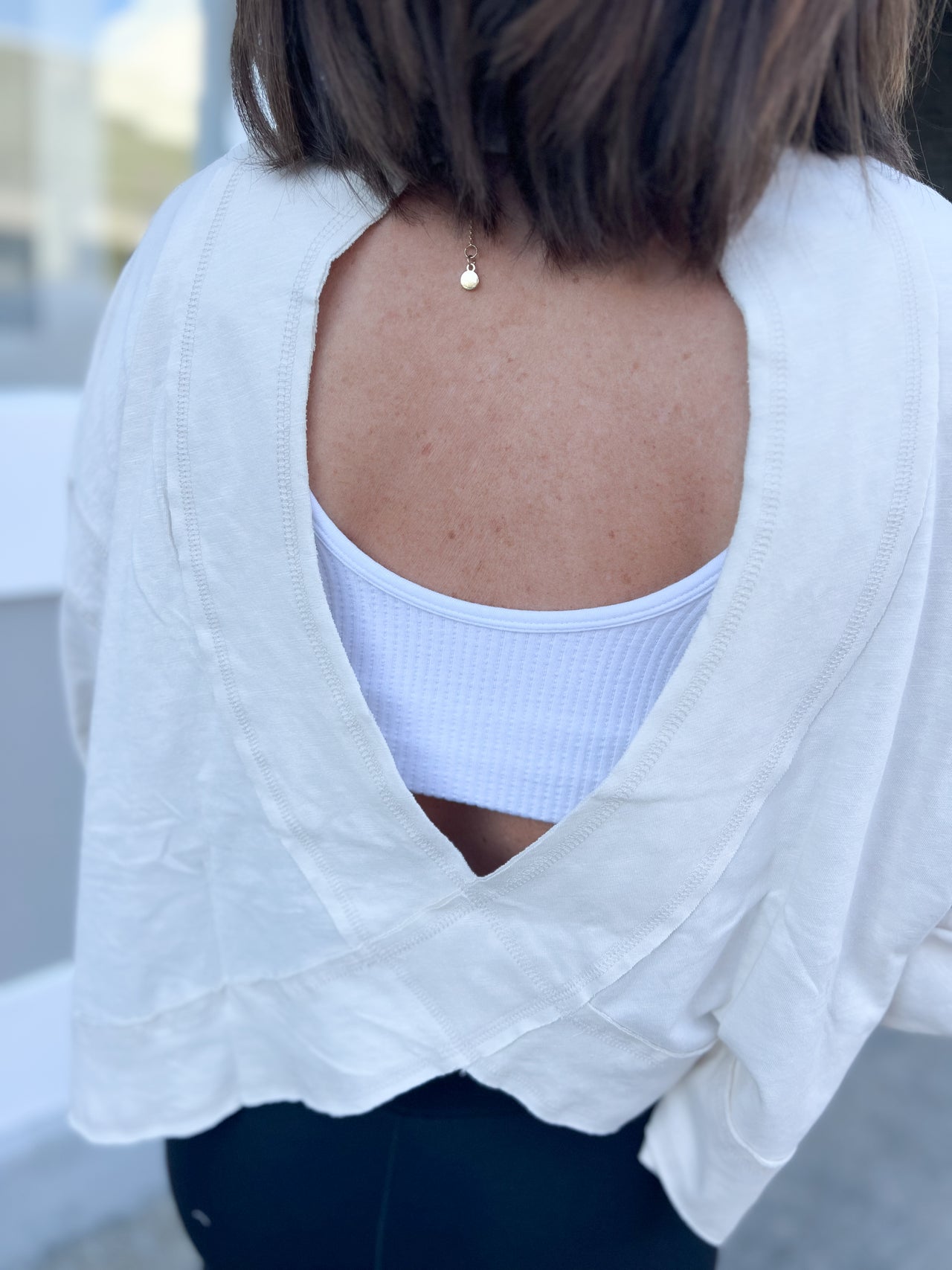 Open Back LS Top