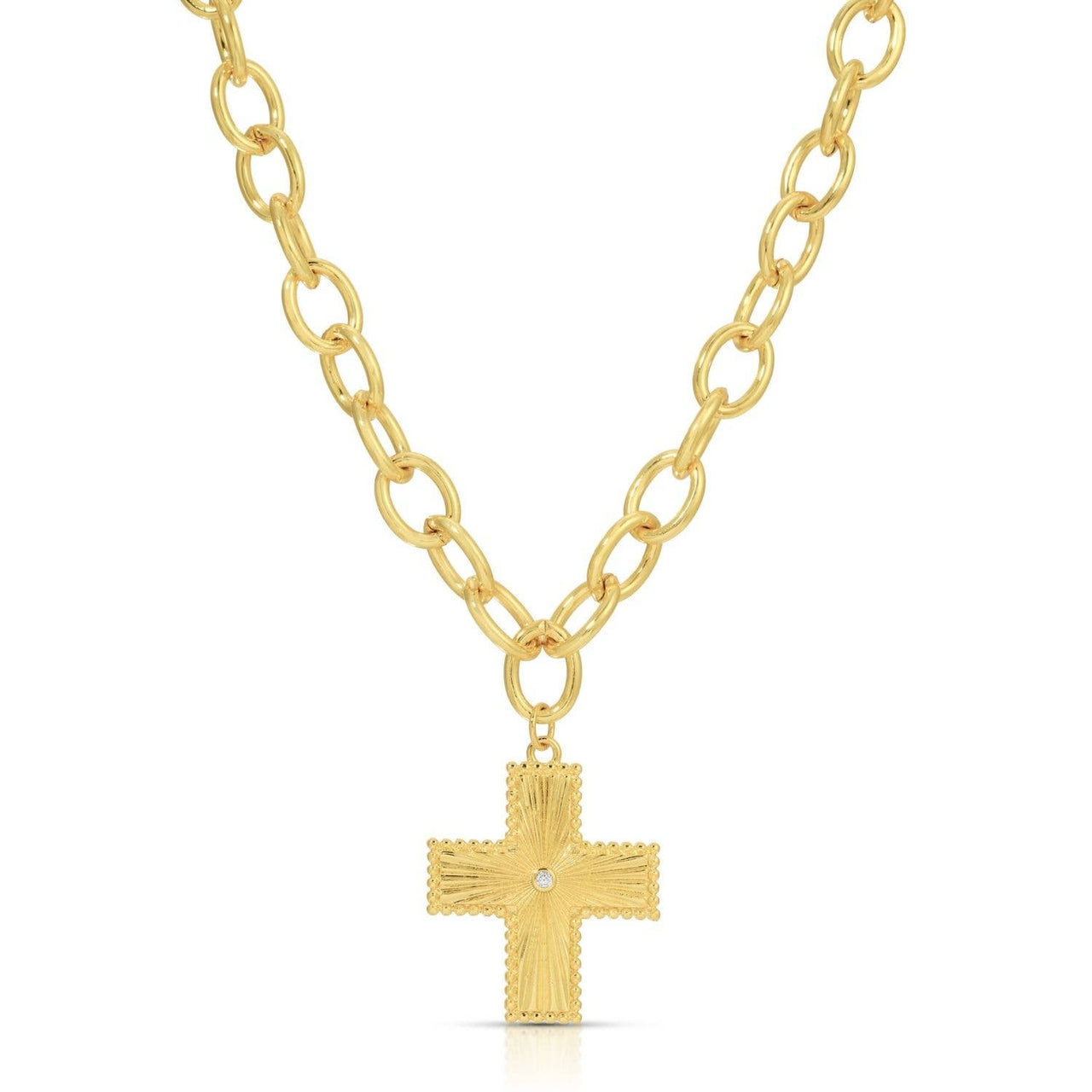 Cross Statement Necklace