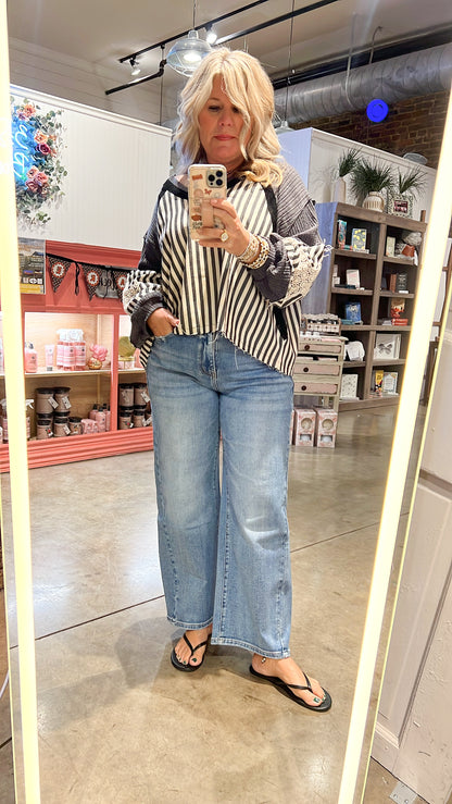 High Rise Baggy Wide Leg