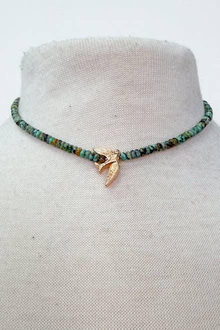 Lulu Necklace - African Turquoise