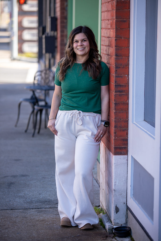 FRENCH TERRY PIGMENT WASH PANTS