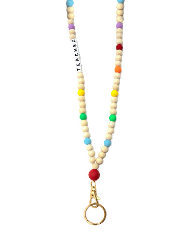 "TEACHER" Bead ID Tag