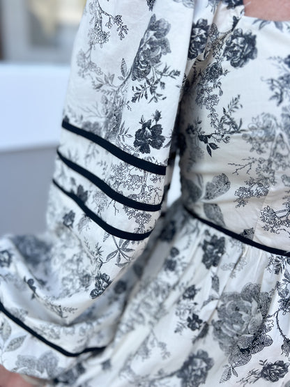 Vintage Black Babydoll Dress