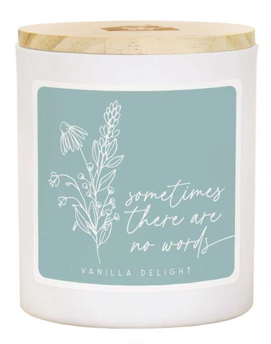 No Words Candle