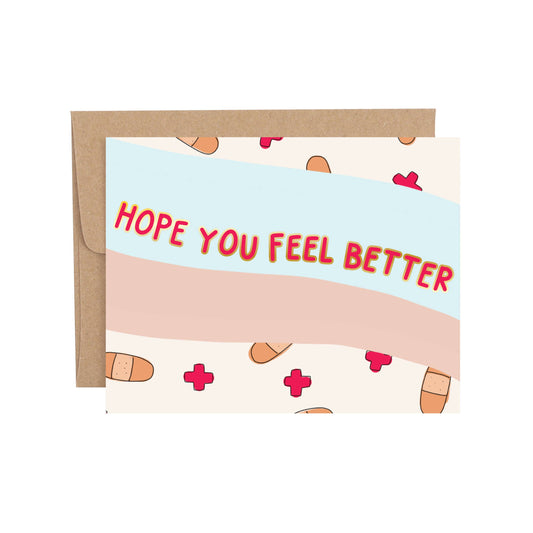 Feel Better Sympathy Get Well Greeting Card