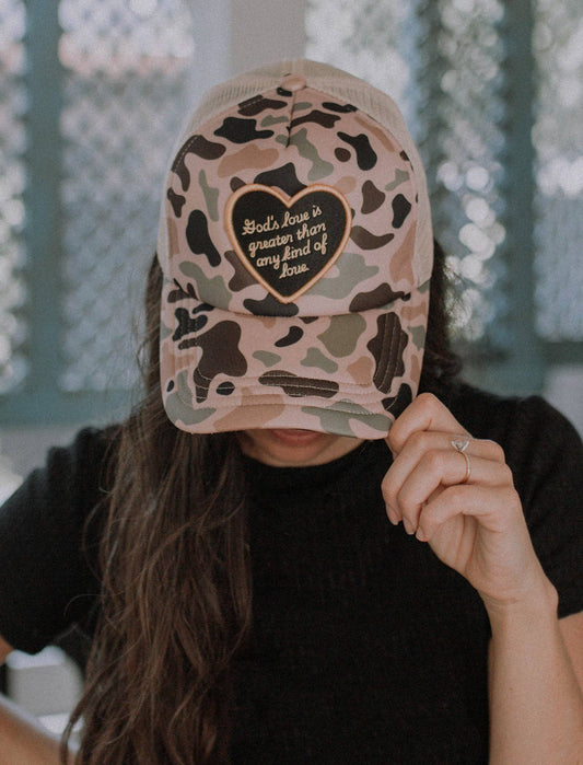 Hat: God's love is greater