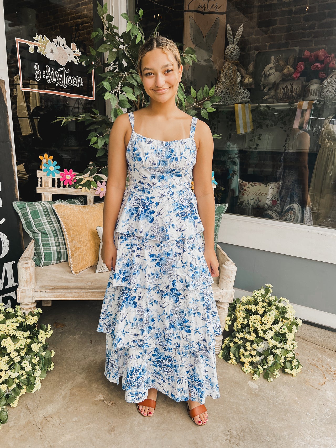 Porcelain Sky Gown Dress