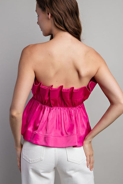 Night Out Strapless Top