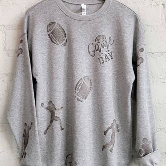 STAMPED GAME DAY CREWNECK