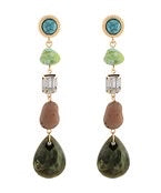 Stone Long Earrings