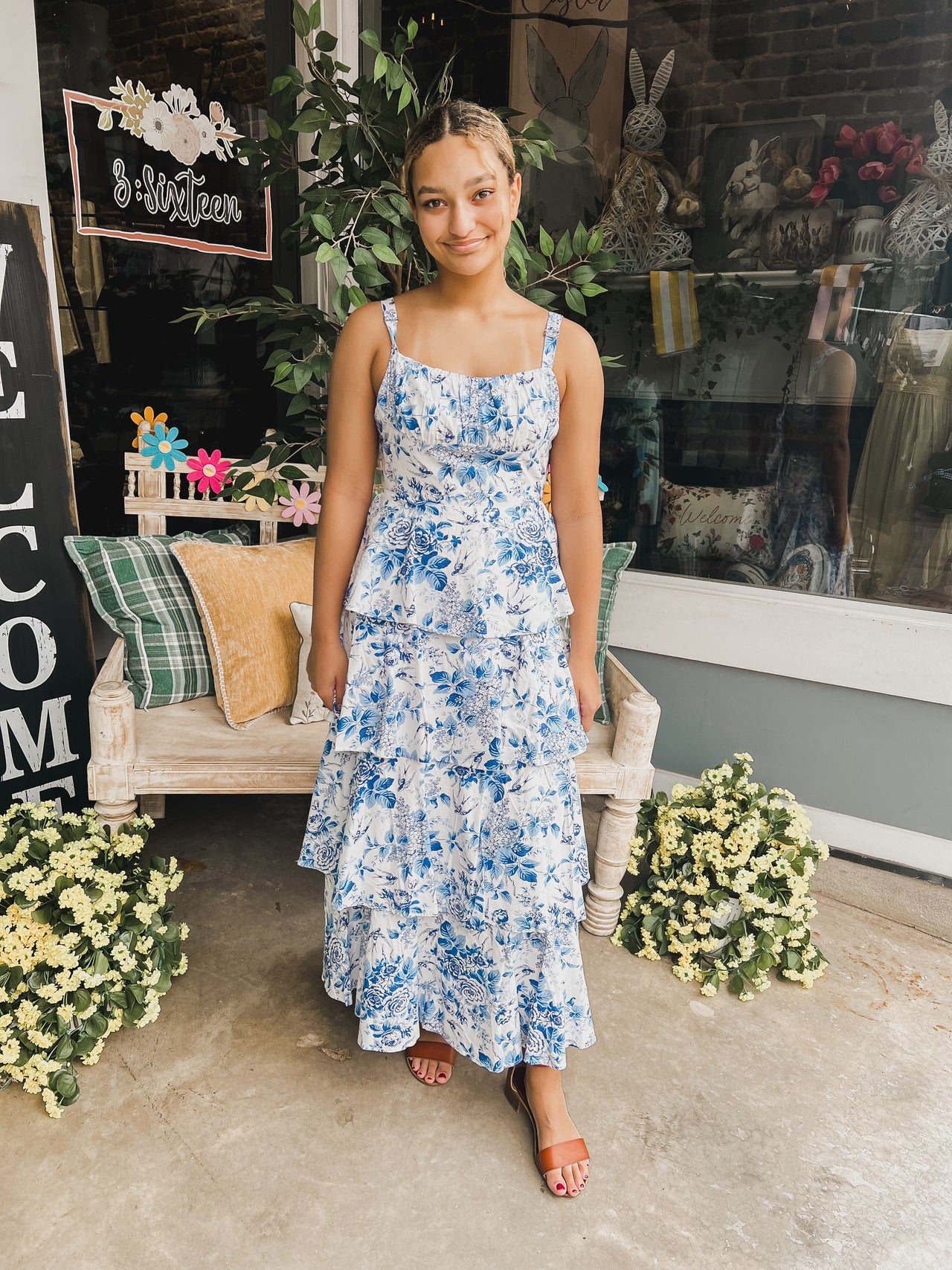 Porcelain Sky Gown Dress