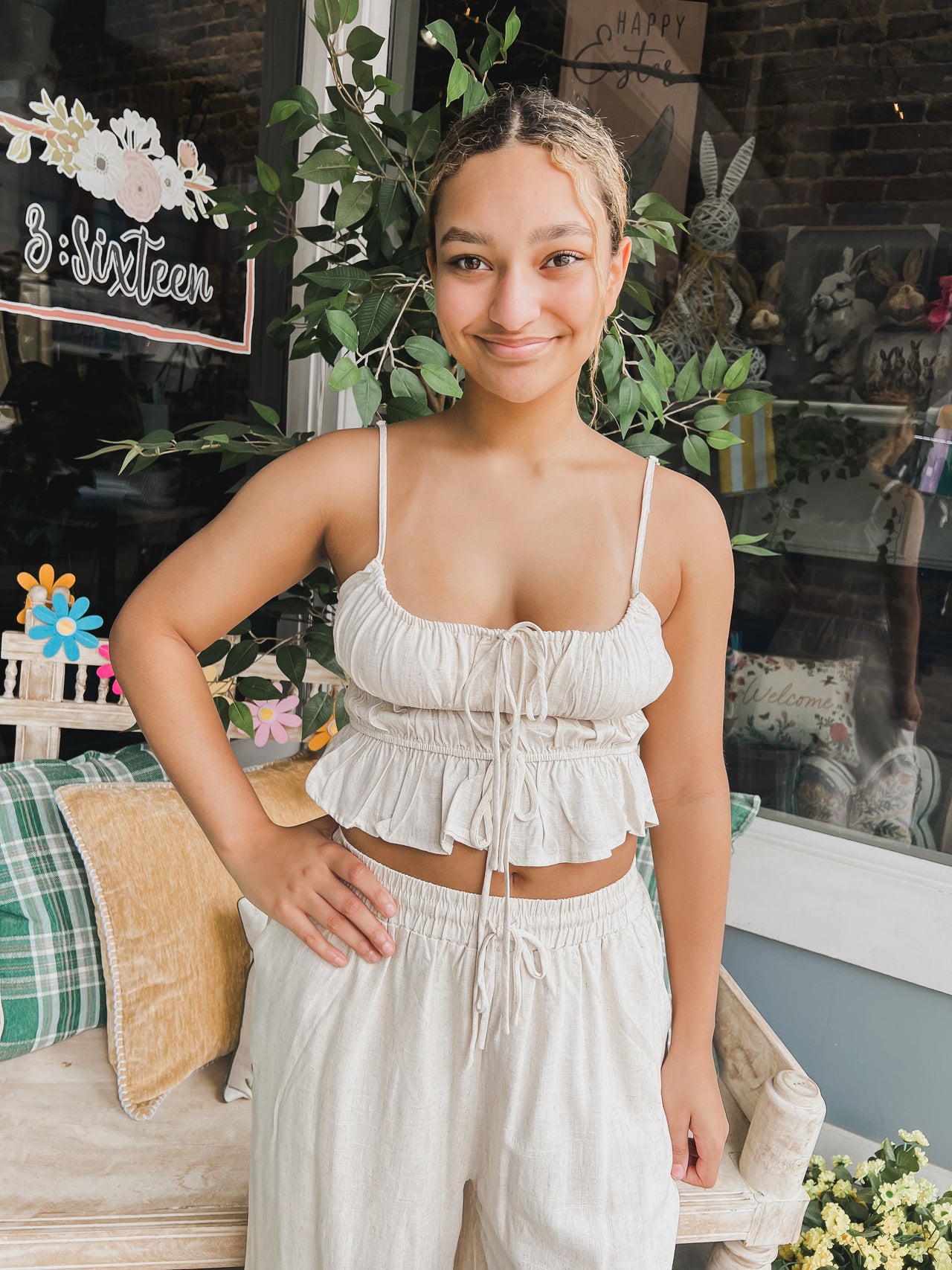 Tiered Tank & Palazzo Set