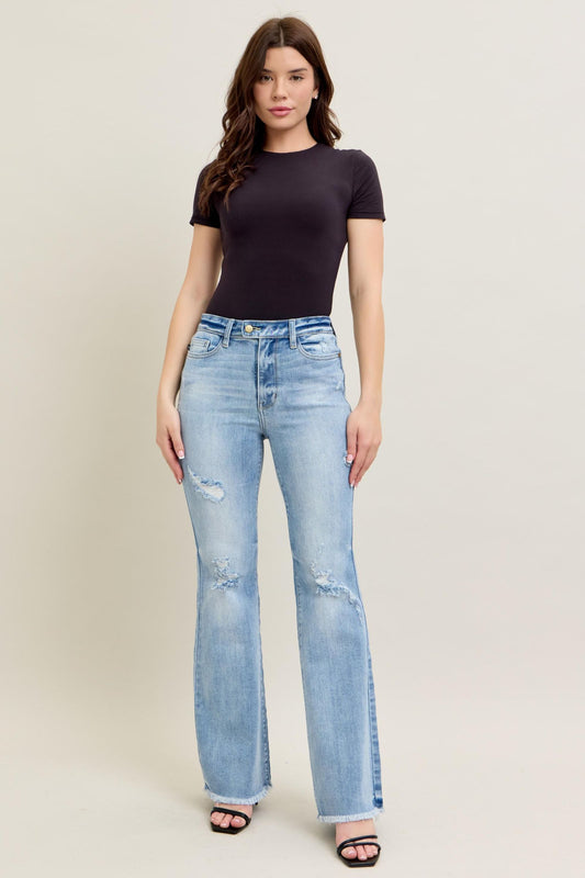 HW Flaire Distressed Hem