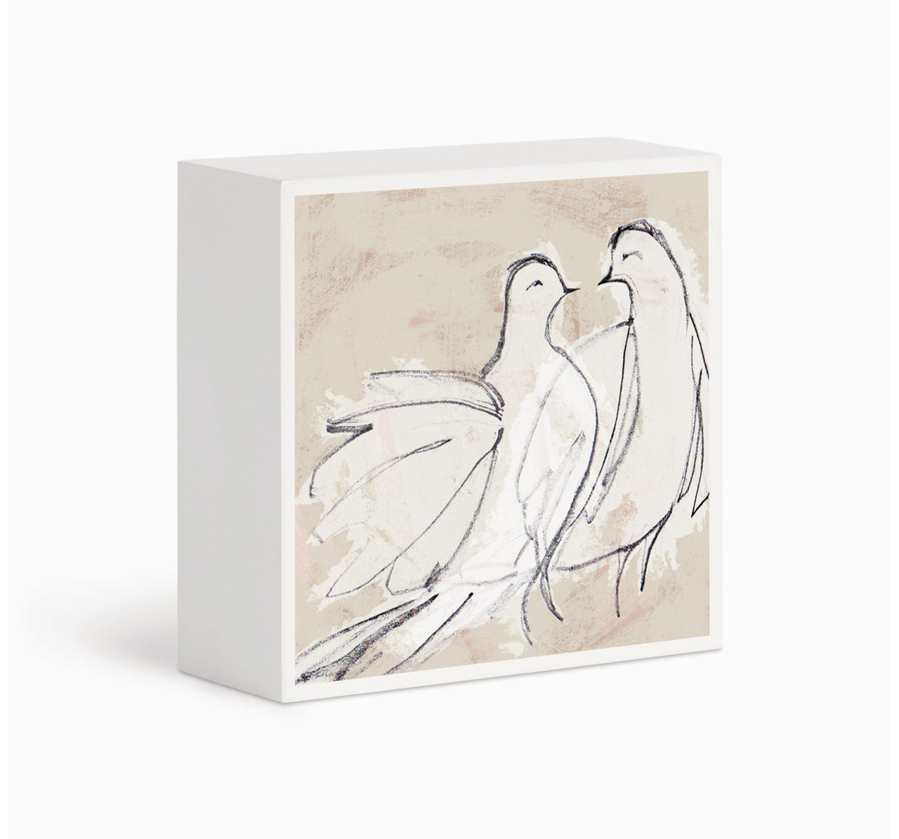 Dove Pair 4" Wall Art