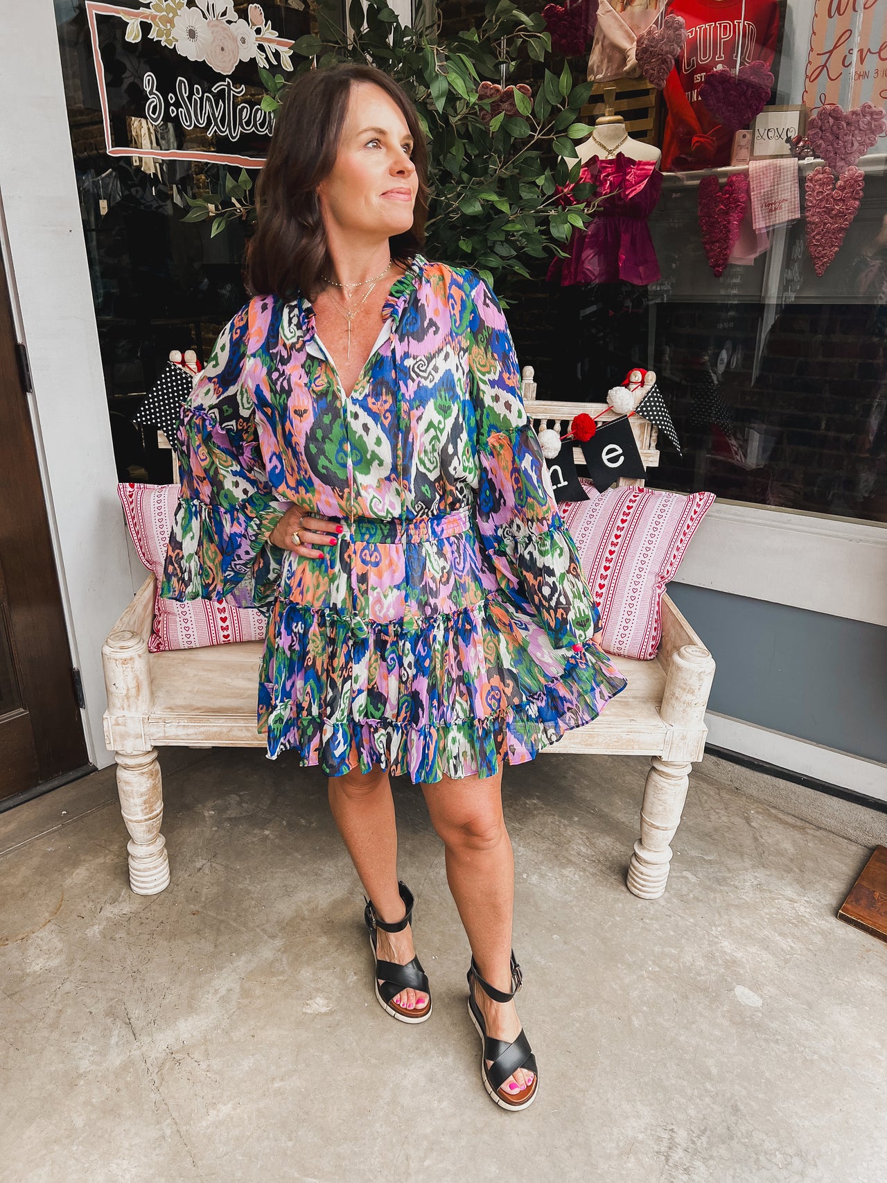 Royal Bell Sleeve Midi