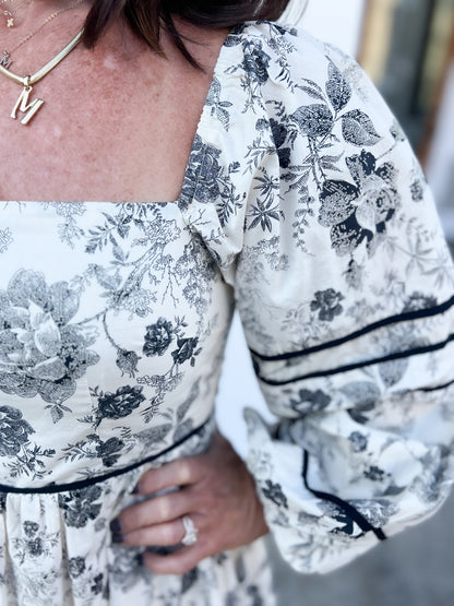 Vintage Black Babydoll Dress