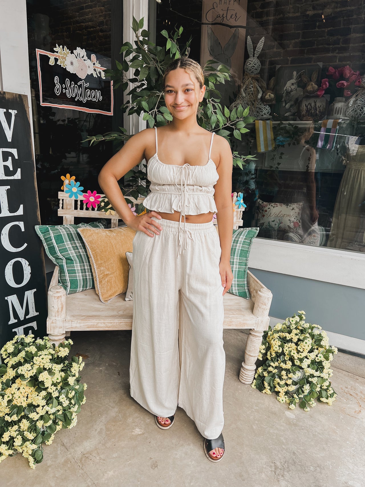 Tiered Tank & Palazzo Set