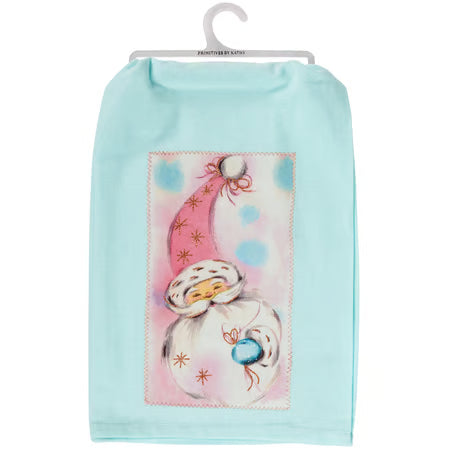 Pastel Santa Kitchen Towel