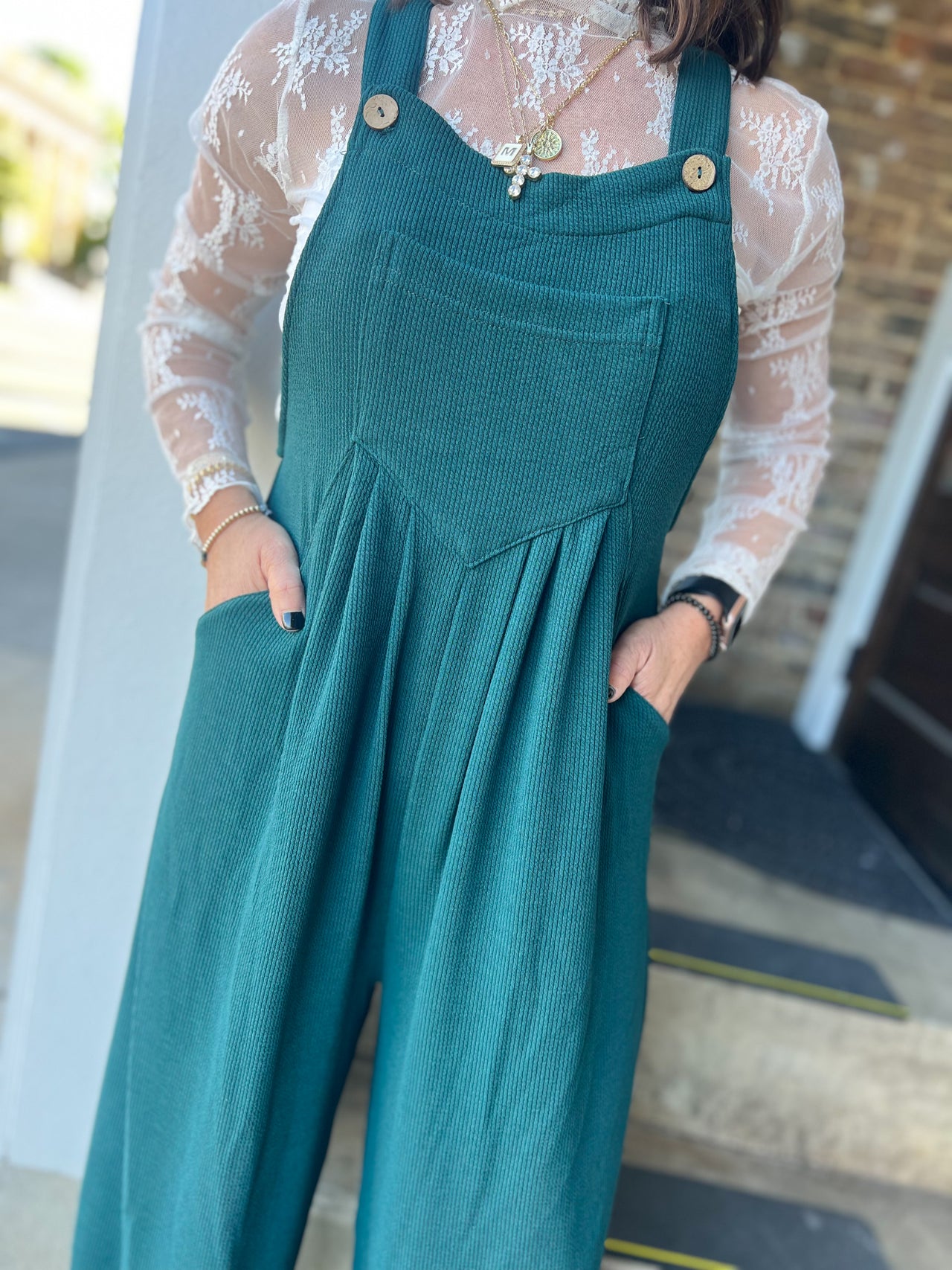 Hunter Green Jumpsuit