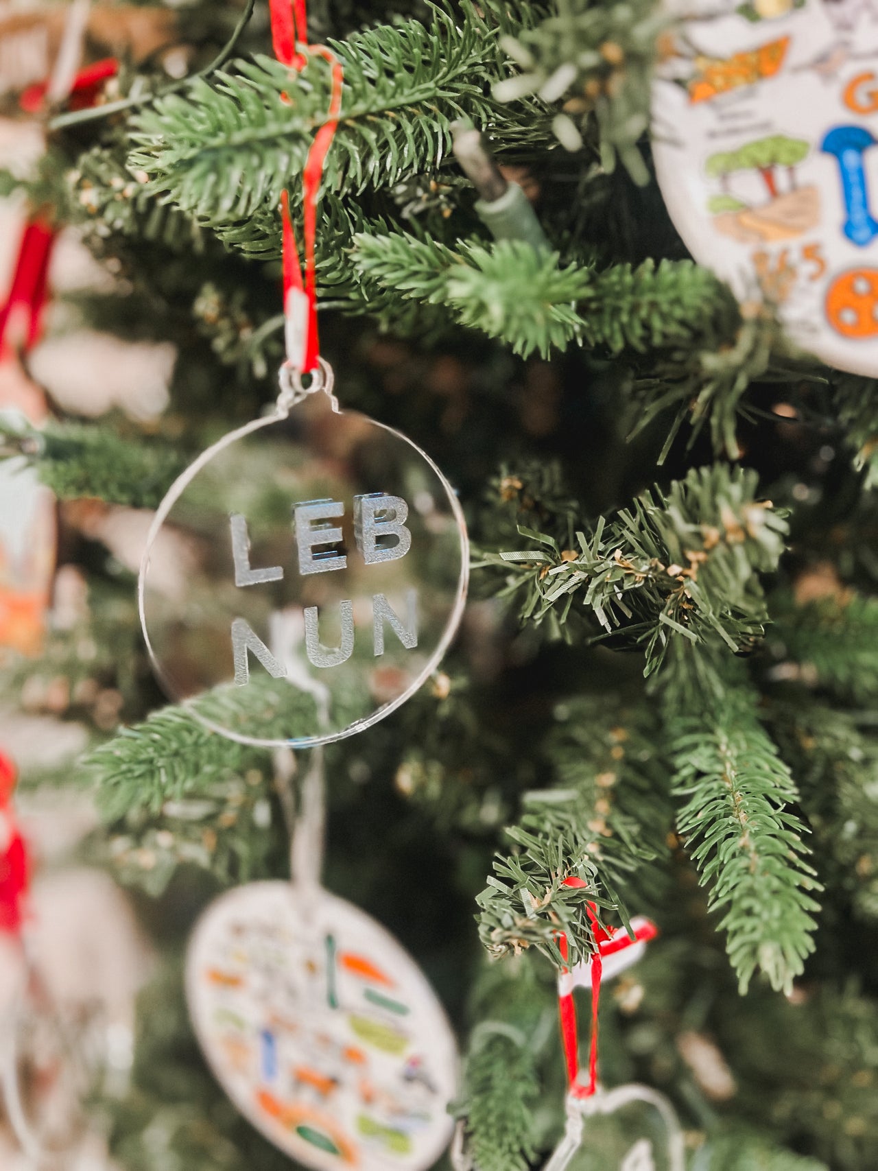 Acrylic LEBNUN Ornament