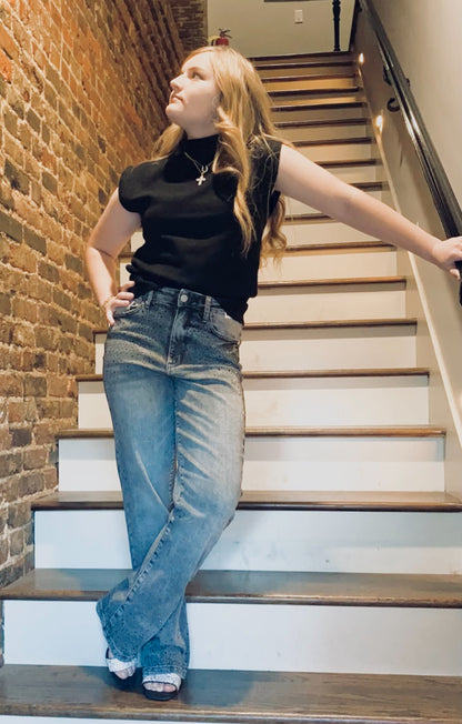 HW Rhinestone Straight